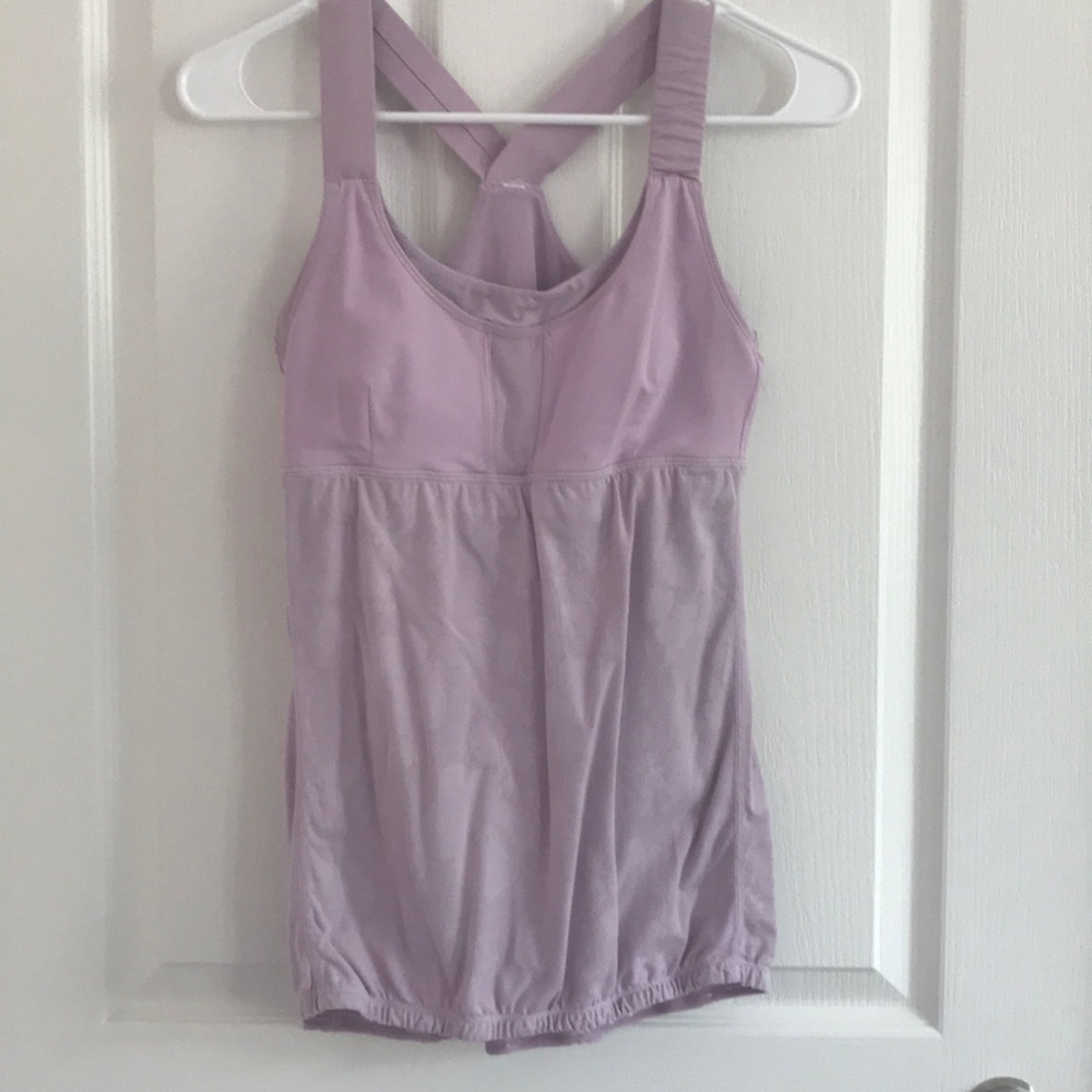 lululemon lavender tank top